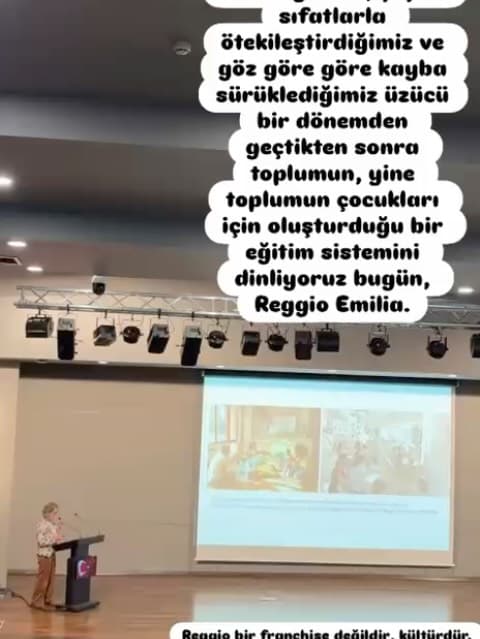 Reggio Emilia Eğitim Zirvesi katılımımızdan