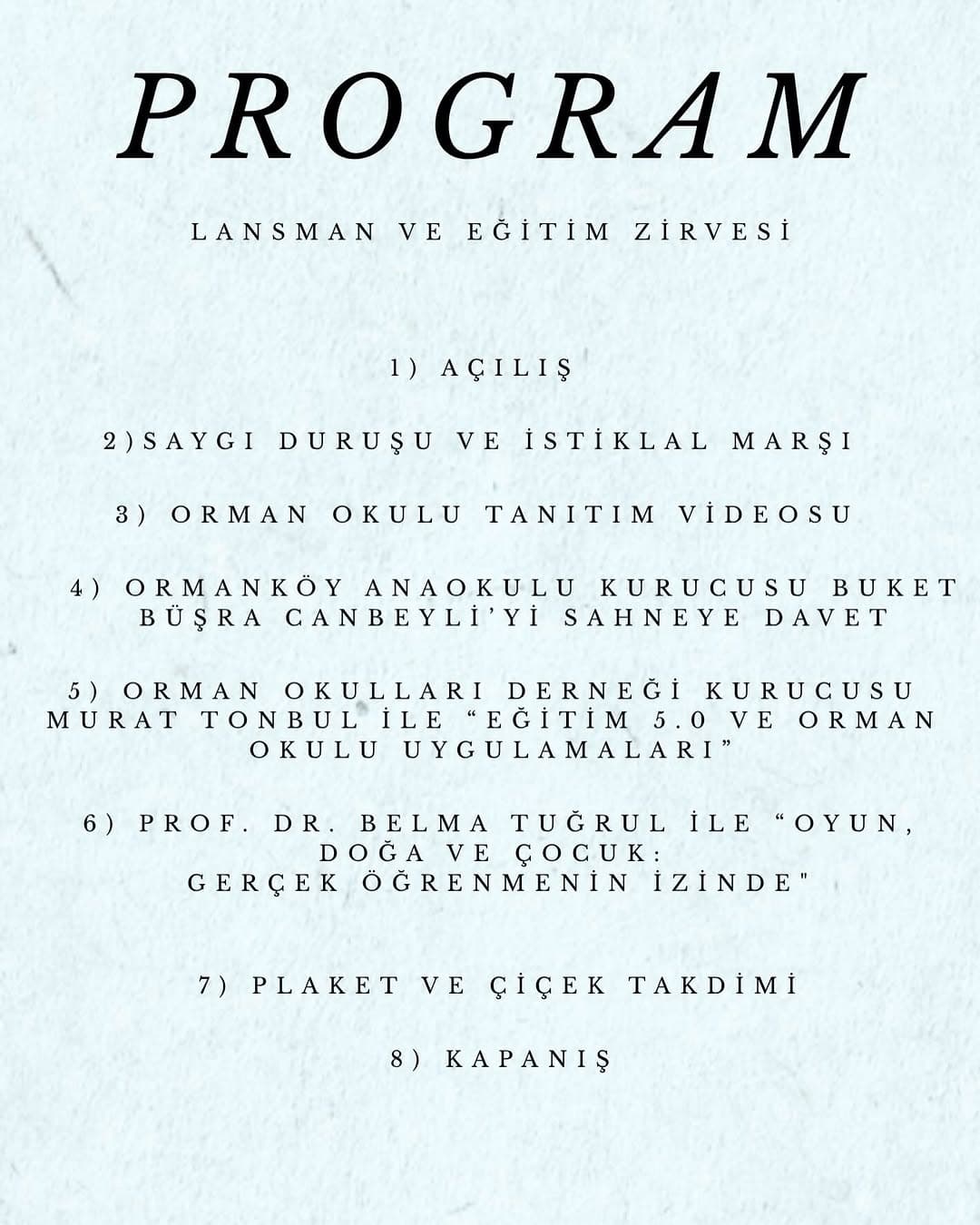 Eğitim Zirvesi ve Lansman Gecesi
