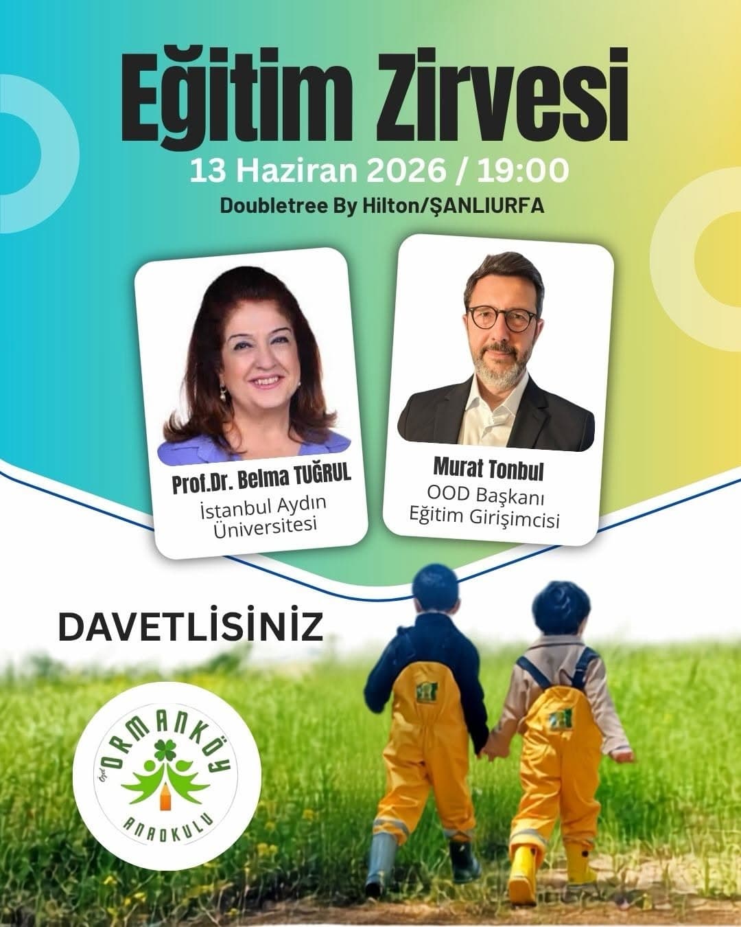 Eğitim Zirvesi: doğa ve teknoloji çağı