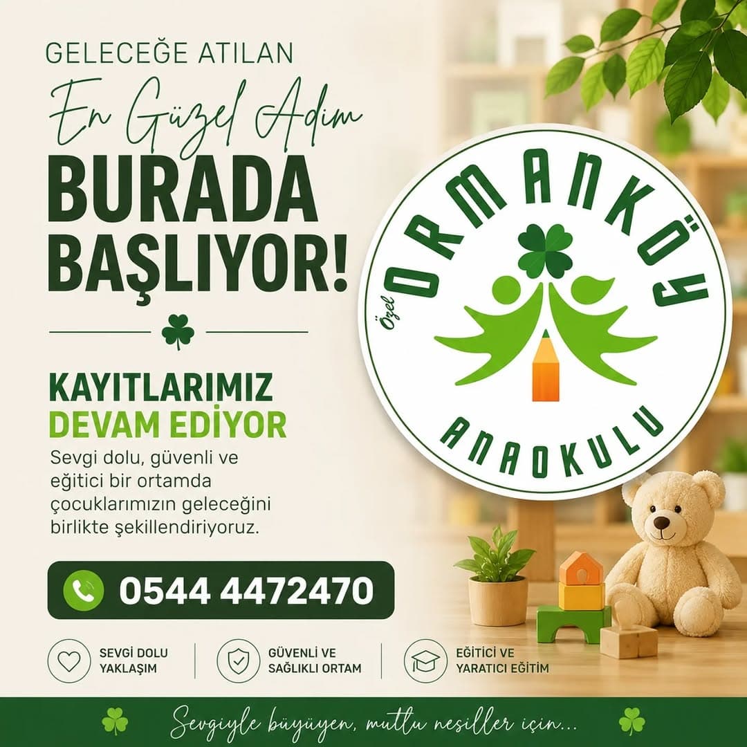 Ormanköy Anaokulu'ndan bir kare